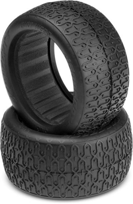 J Concepts Dirt Webs 2.4" 60mm Buggy Rear Tires, Black Mega Soft (2)