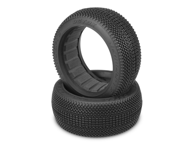 J Concepts Detox 1/8th Buggy Tires, blue soft (2)