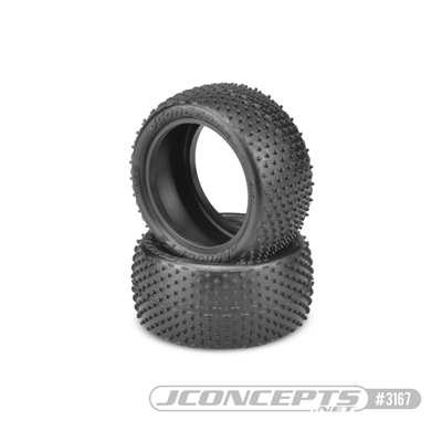 J Concepts Nessi 1/10 Buggy Rear Tire, for Carpet/Astroturf, Pink