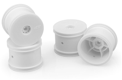 J Concepts Mono Wheels, White, for Losi Mini-T 2.0 (4)