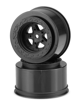 J Concepts Starfish Mambo Drag Racing Wheels, black