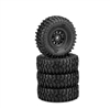 J Concepts Tusk Gold Compound Crawler Tires, on SCX24 Hazard rims 1.0" (4)