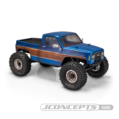JConcepts 1978 Chevy K10 Tucked Crawler Body, clear