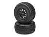 JConcepts 3D's SC Tires, Green Compound On Black 12mm SCTE Rims (2)