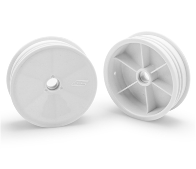 JConcepts Mono 2.125" Front Wheel, White, for RC10 (2)