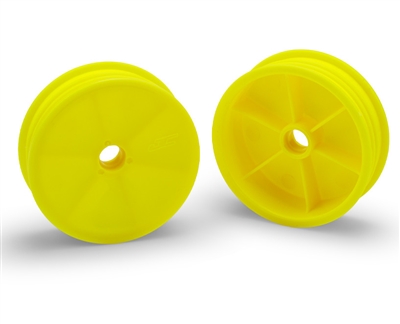 JConcepts Mono 2.125" Front Wheel, Yellow, for RC10 (2)