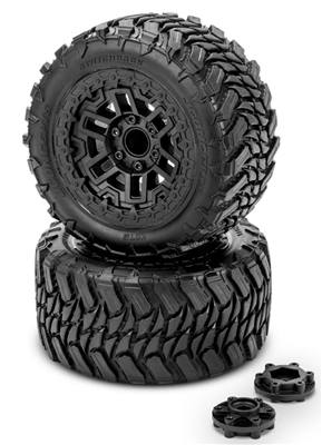 J Concepts Switchback Pre-mounted for Stampede/Rustler Shuttle Rims (2)