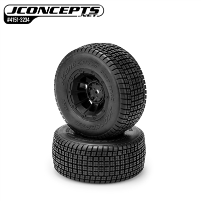 JConcepts Dirt Trac Short Course Tires, mounted front
