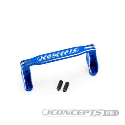 JConcepts RC10B7 Servo Mount Bracket, blue aluminum