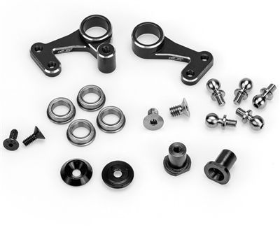 J Concepts Aluminum Bellcranks, Black For RC10 89 Worlds Car