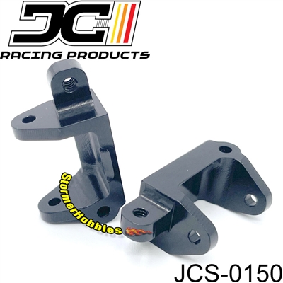 JC Racing Losi JRX2 Machined Aluminum Front Caster Blocks, 25 degree