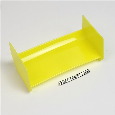 JC Racing Vintage Molded Wing, 1/10 scale, yellow