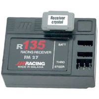 JR Radios Receiver-R135 3 Ch. Fm, 27 Mhz 
