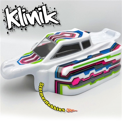 Klinik RC Scrub K8 1/8 Scale Buggy Body, clear .040 lexan