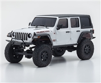 Kyosho Mini-Z Jeep Wrangler Rubicon RTR Crawler, Bright White