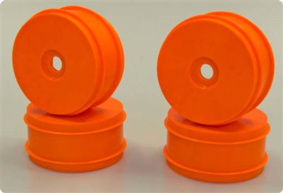 Kyosho Mp9 Dish Wheels, Fl Orange (4)
