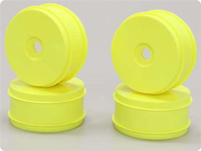 Kyosho Mp9 Dish Wheels, Fl Yellow (4)