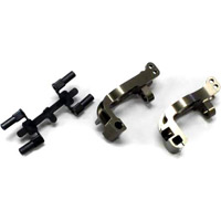 Kyosho Mp9 Aluminum Front Hub Carrier Set