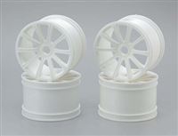 Kyosho ST-R Ten Spoke Wheel Set, White (4)