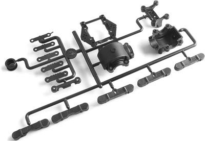 Kyosho ZX-5/TF-5 Bulkhead Set, Carbon Composite