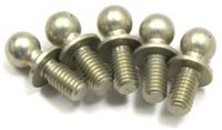 Kyosho Plazma Ra Ball Studs, 4.3 x 5mm, aluminum (5)