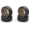 Kyosho Bs Potenza Hg Tires Mounted On Ce28n Bronze Rims (4)