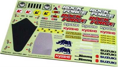 Kyosho Rock Force Suzuki Decal Set