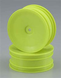 Kyosho 2.2 Buggy Rims, Front, Yellow For 2wd