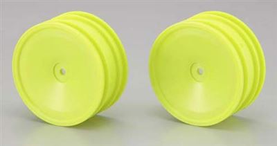 Kyosho ZX-5 Front Wheels, Yellow (2) 