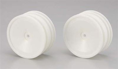 Kyosho ZX-5 Front Wheels, Narrow, White (2)