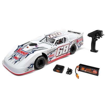Losi 22S Dirt Oval Late Model RTR with Battery and Charger, white