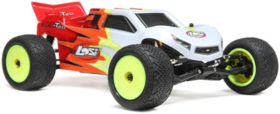 Losi 1/18 Mini-T 2.0 2WD Stadium Truck RTR, Red/White