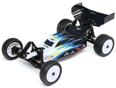 Losi 1/16 Mini-B 2WD Buggy RTR, Black/White