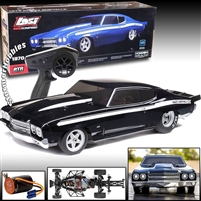 Losi 70 Chevelle Mini No Prep Drag Car RTR, Black