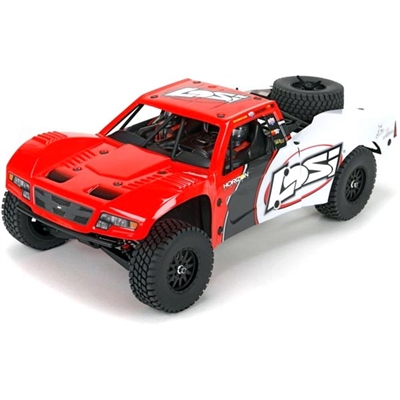 Losi Baja Rey AVC 1/10th 4wd RTR Desert Truck with red body