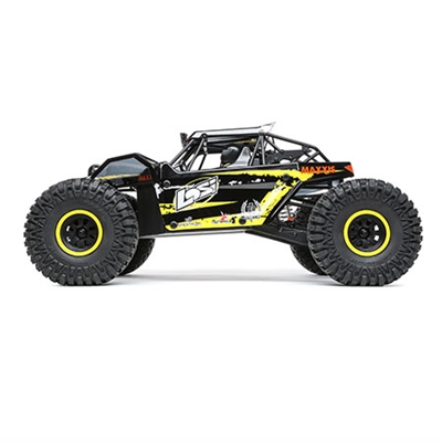 Losi 1/10th 4wd Rock Rey RTR with AVC and yellow body