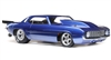 Losi 69 Camaro 22S No Prep Drag Car, Brushless 2WD RTR, blue