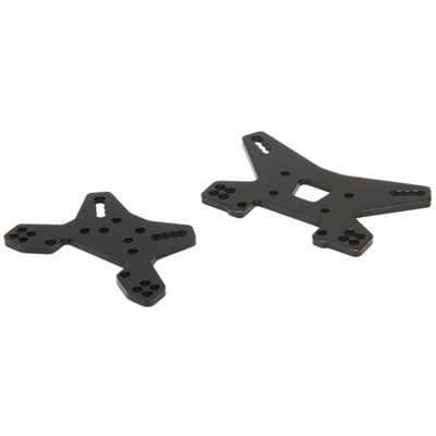 Losi Mini 8ight-DB Front/Rear Shock Tower Set