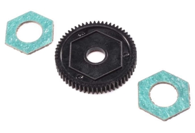 Losi Mini-T 2.0 60T Spur Gear with Slipper Pads
