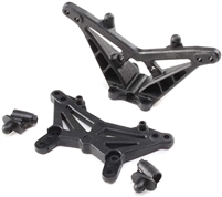 Losi Mini-B Shock Tower Set with Wing Mounts