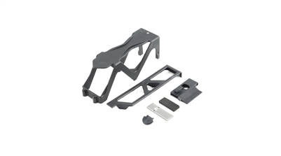 Losi Rock Rey/Baja Rey Battery Tray, Door Lock and 2S Spacer