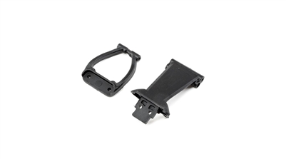 Losi Rock Rey Front Bumper/Skid Plate and Support Set