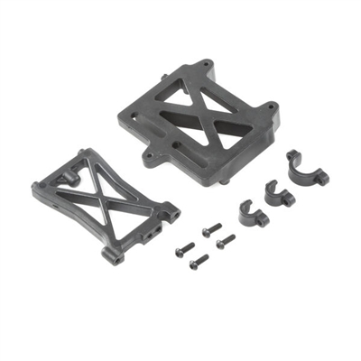 Losi 1/5th DBXL-E ESC Mount Plate Standoff and Clamps