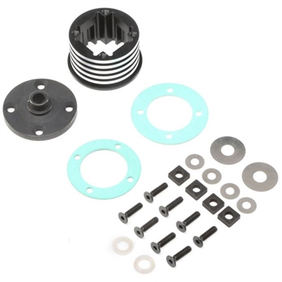 Losi 1/5th DBXL-E Diff Housing Set, aluminum (1)