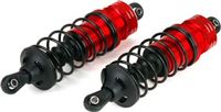 Losi 1/5th DBXL Rear Shock Set, red aluminum (2)