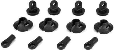 Losi 1/5th DBXL Spring Cups, Clips and Shock Ends (4 each)