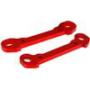 Losi 1/5th DBXL Rear Hinge Pin Braces, red aluminum (2)