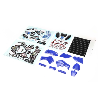 Losi Promoto PM-MX Blue Plastics set w/ Wraps