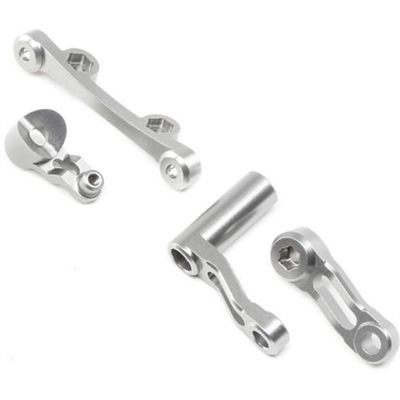 Losi Rock Rey/Baja Rey Bellcrank Servo Saver Set, aluminum