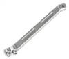 Losi Tenacity Aluminum Rear Chassis Brace, silver